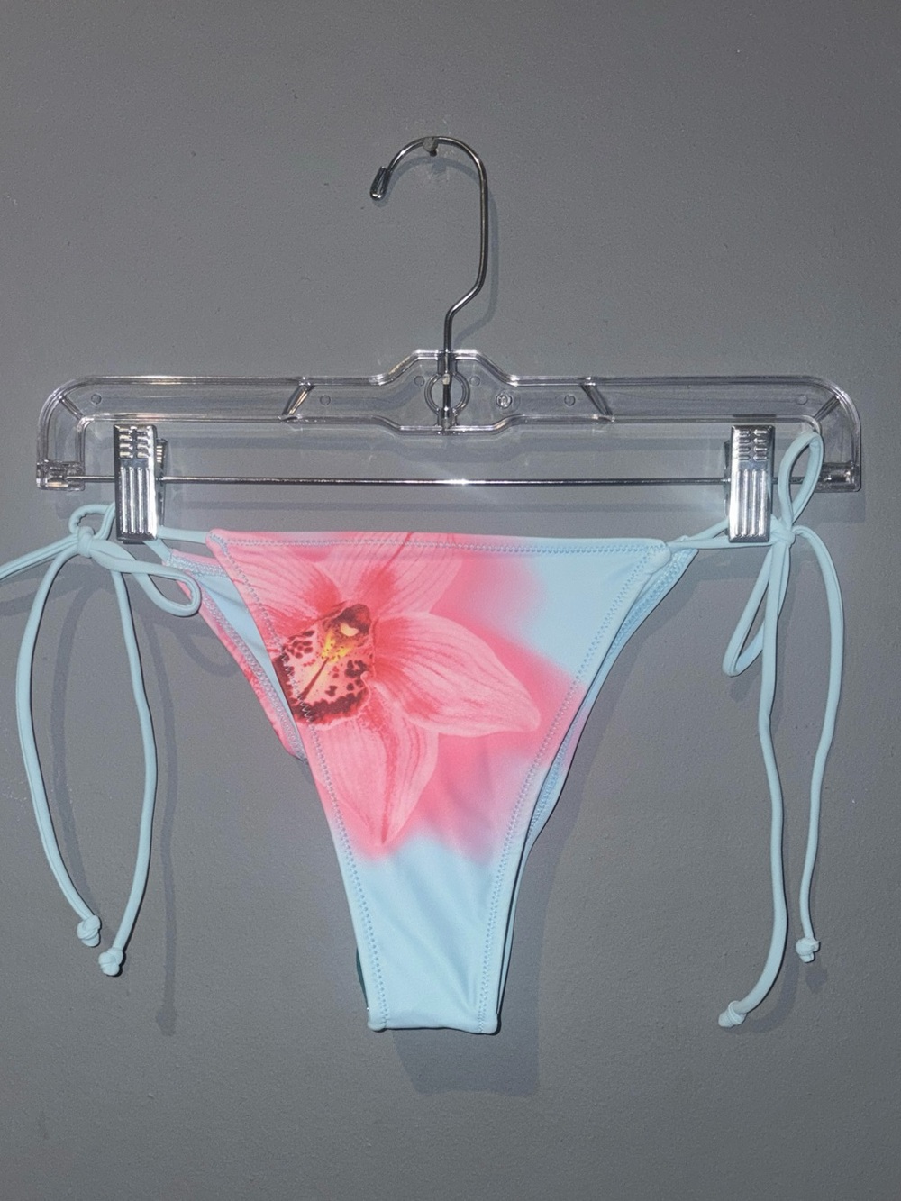 White Fox floral bikini bottoms